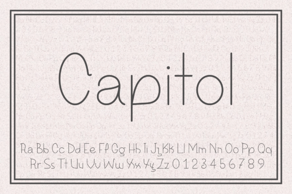 A Capitol Font: A Modern Sans Serif for Strong Campaigns