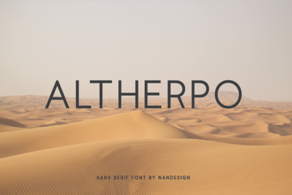 Altherpo: A Simple Sans Serif Font
