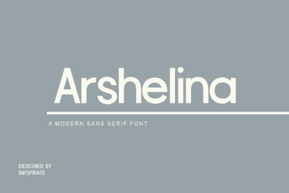 Arshelina: A Modern Sans Serif Font