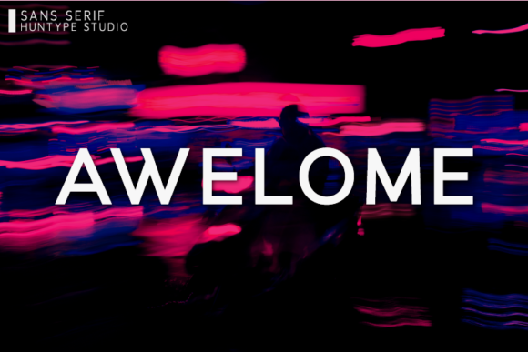 Awelome: A Clean Sans Serif for Creative Projects