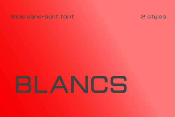 Blancs Font: Sleek and Stylish