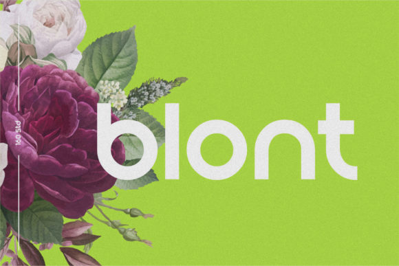 Blont: A Modern Sans Serif for Editorial Design