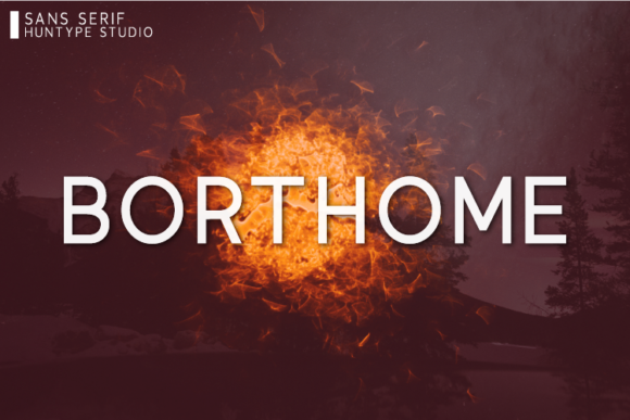 Borthome: A Font for Polished Branding