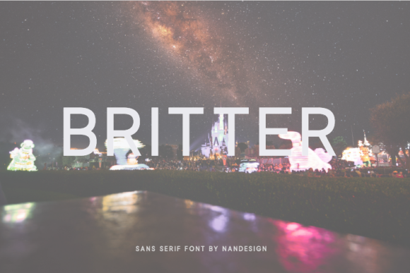 Britter: A Clean Sans Serif for Creative Campaigns