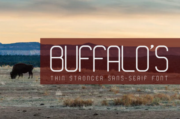 Buffalo s: A Clean Font for Elegant Design