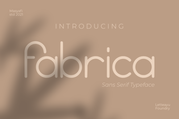 Fabrica: A Font for Creative Makers
