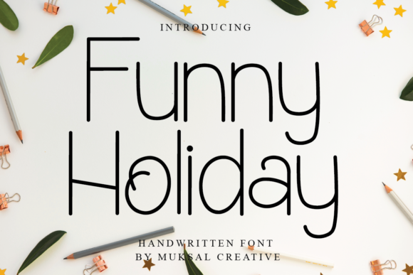 Funny Holiday Font for Web Design