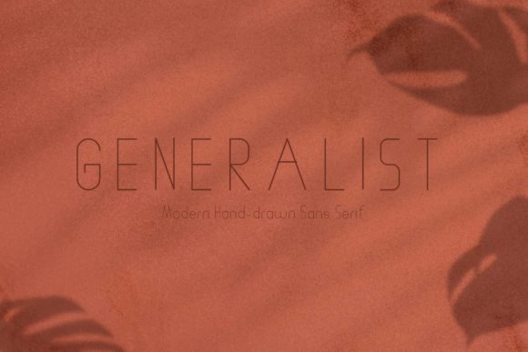 Generalist: A Modern Sans Serif for Web Design