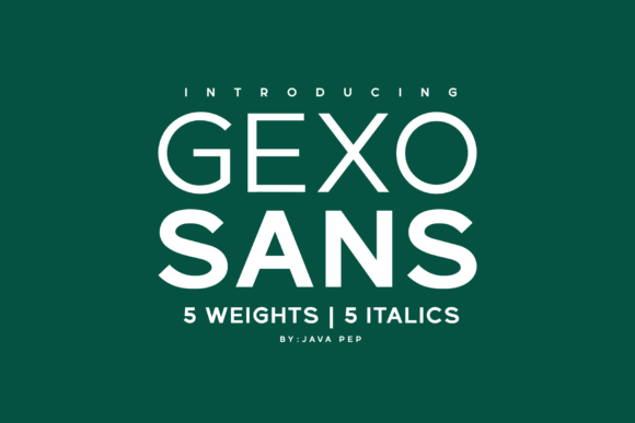 Gexo Sans: A Font for Business Clarity