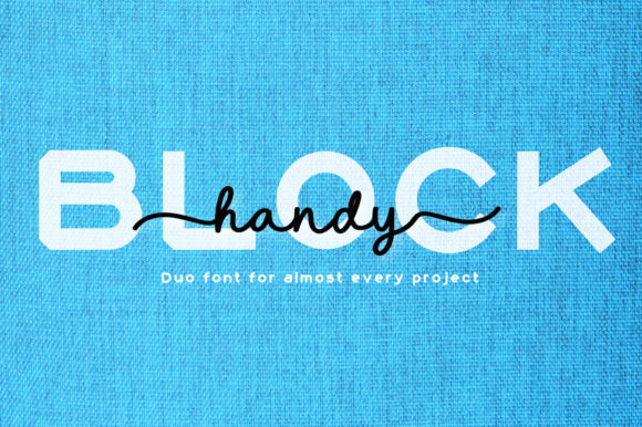 Handy Block: A Font for Creative Projects