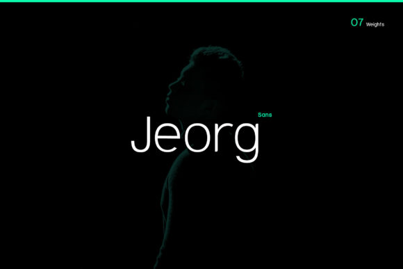 Jeorg: A Clean Sans Serif Typeface for Digital Design