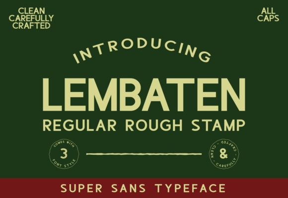 Lembaten: A Font for Business Clarity