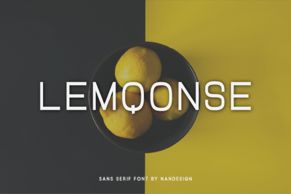 Lemqonse: A Clean Sans Serif Font