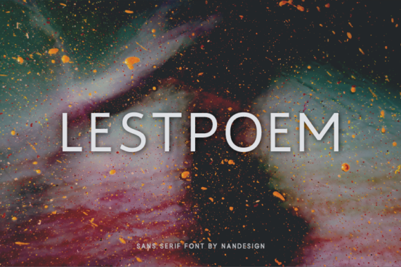 Lestpoem: A Modern Sans Serif Font