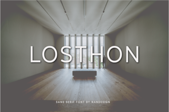 Losthon: A Modern Sans Serif Font