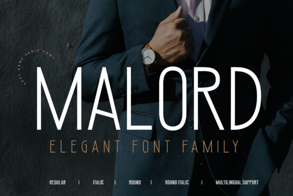 Malord: A Clean Sans Serif Font for Creative Projects