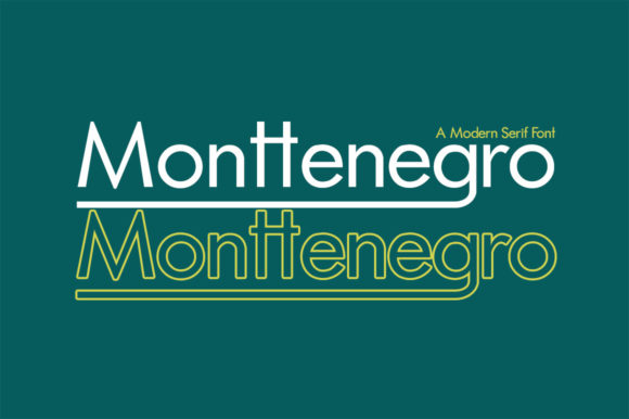 Monttenegro: A Font for Business Clarity