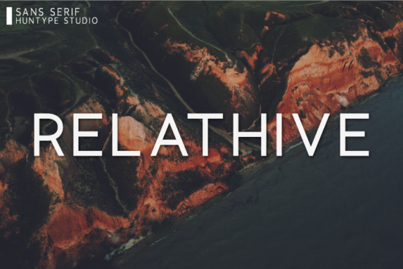 Relathive: A Clean Font for Creative Campaigns