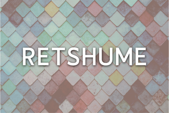 Retshume: A Modern Font for Digital Marketing