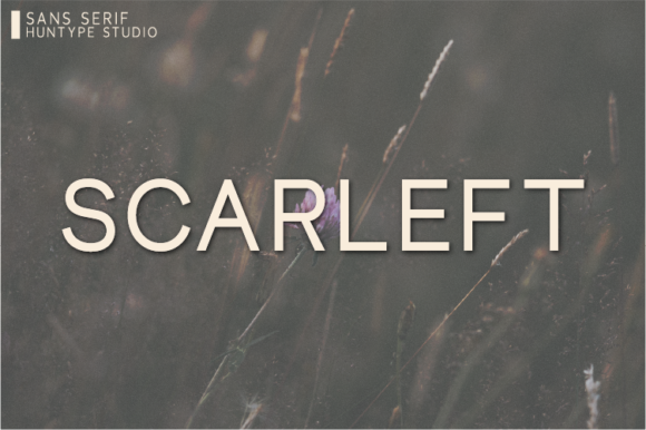 Scarleft: A Versatile Sans Serif Font