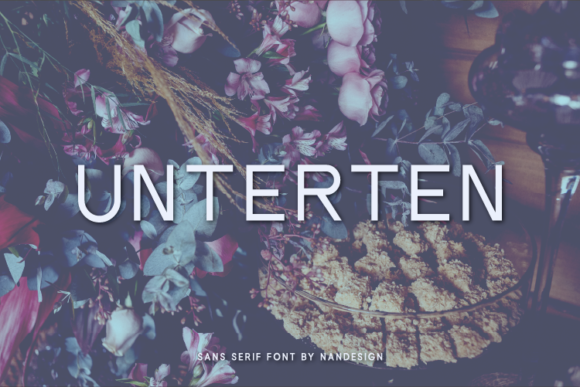 Unterten: A Professional Sans Serif Font