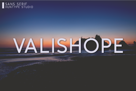 Valishope: A Modern Font for Digital Marketing