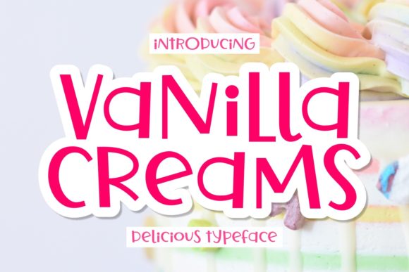 Vanilla Creams Font for Creative Makers